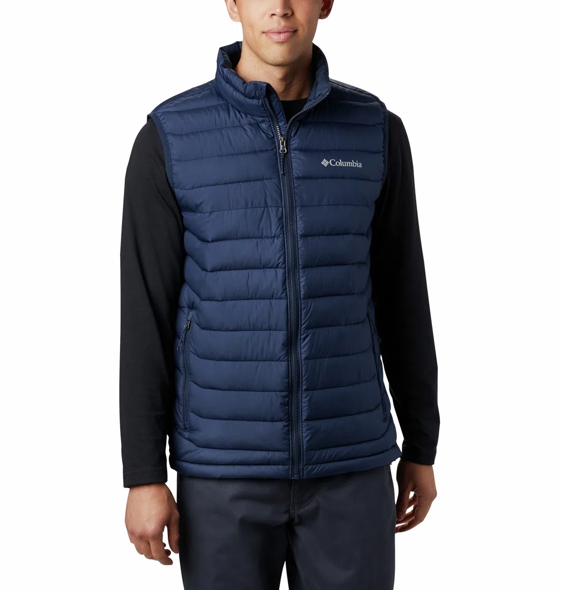 Columbia Powder Lite Vest Chaleco Acolchado, Collegiate Navy 031, XL Hombre
