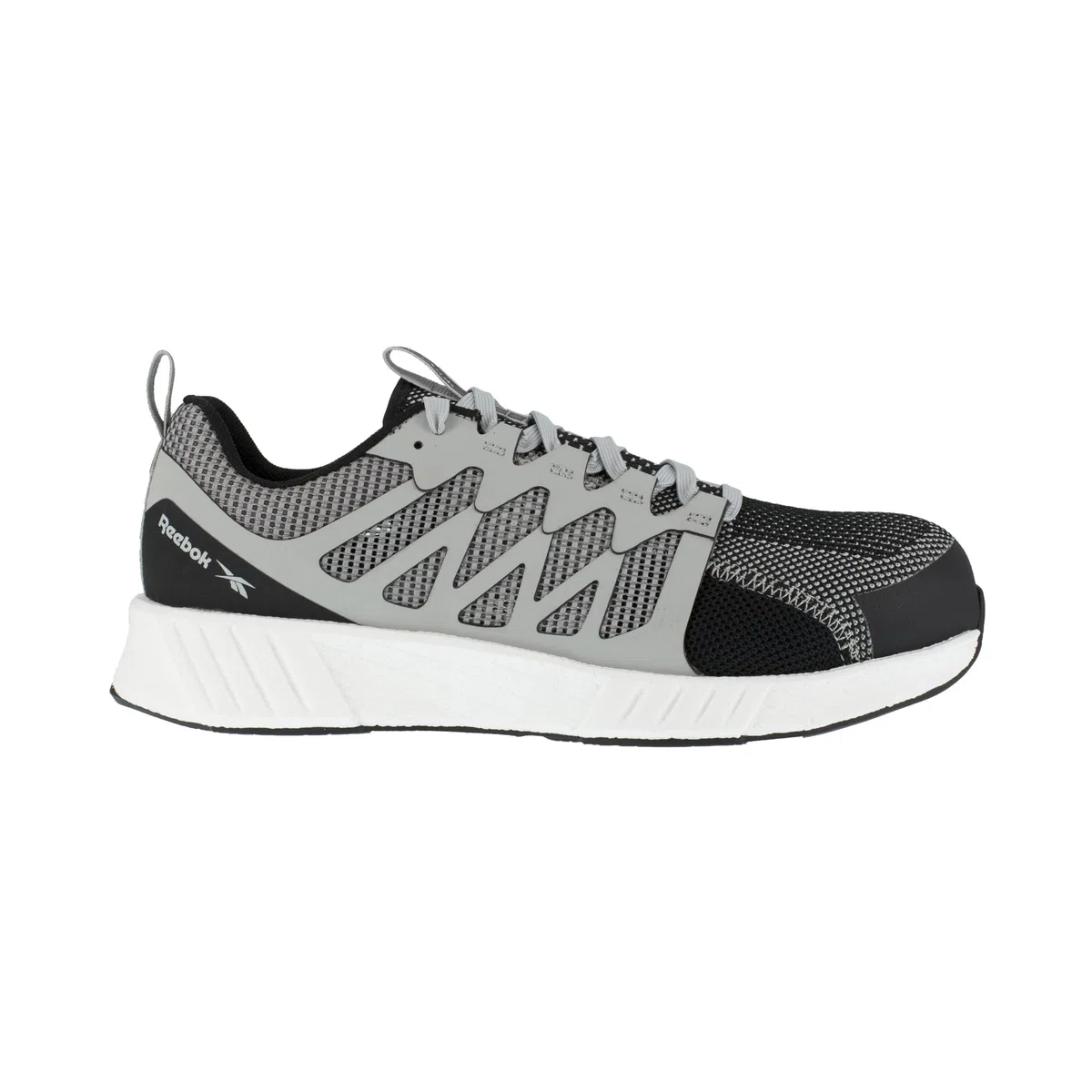 Reebok - Chaussures de sécurité Basses Noire et Grise en Maille Nylon embout Composite S1P SRC 44 Gris/Noir