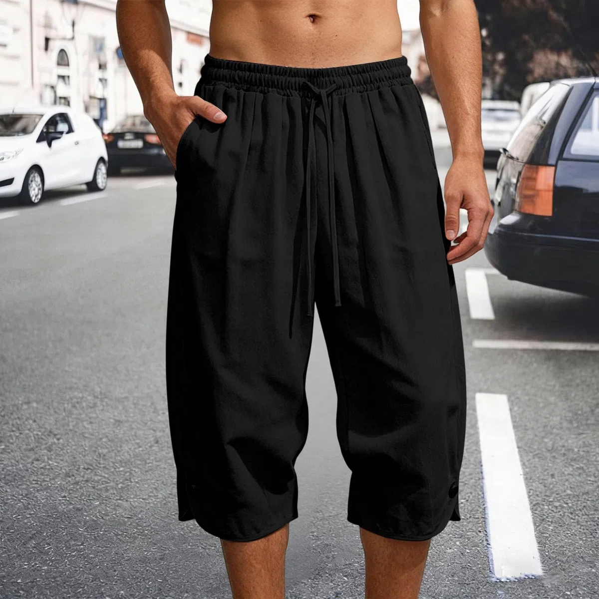Pantalones Chinos Hombre Pantalon Chandal Largo Gym Running Trekking Verano Transpirable Corte Recto Todas Las Estaciones