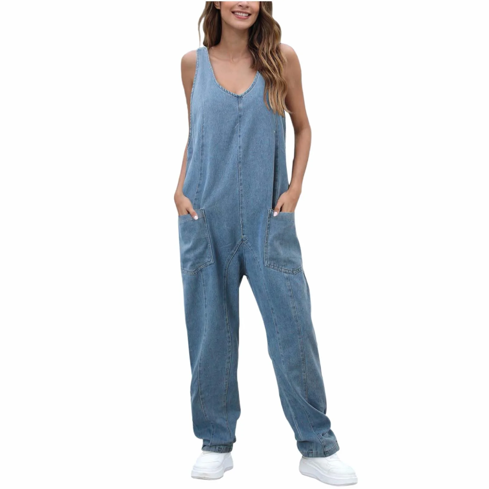 Mono Elegante Mujer Monos Vaqueros Peto Tejano Vestido De Trabajo Jumpsuit Elegantes Vestidos