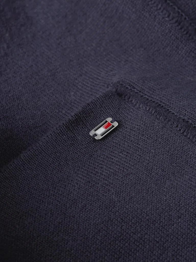 Tommy Hilfiger Chaqueta de Punto Mujer Cardigan Co Jersey Reversible Cardi con Botones