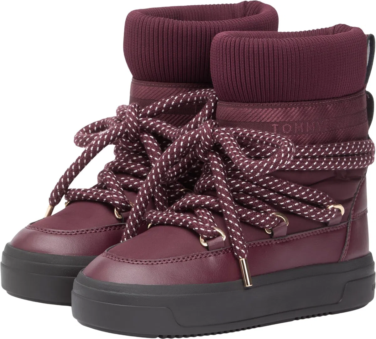 Tommy Hilfiger Snow Boot Water Repellent Fw0fw09260, Botas para Exteriores Mujer