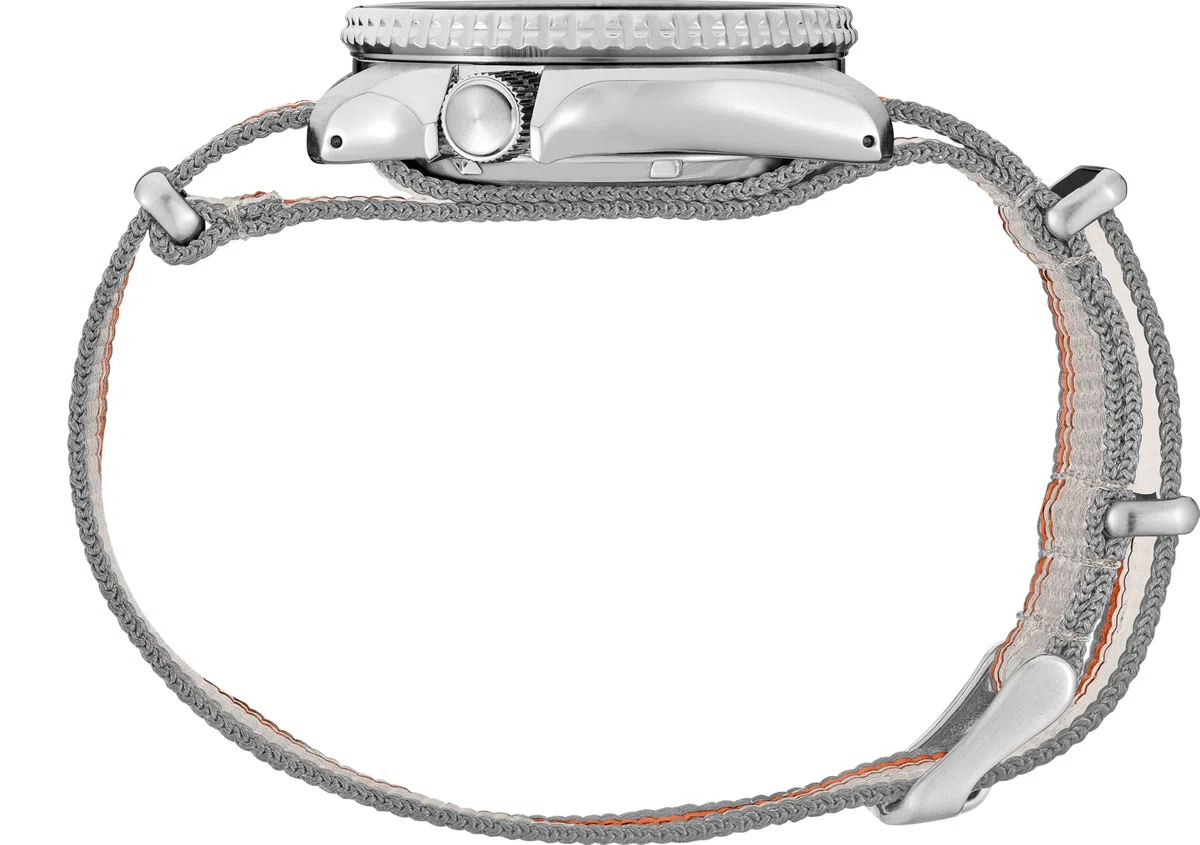 SEIKO SRPK73 - Reloj analógico Manual de Cuerda automática para Hombre, Esfera Negra, Correa de Acero Inoxidable Plateada, 5 Deportes, 24 Joyas, 100 Metros, Resistente al Agua, Reloj Deportivo,