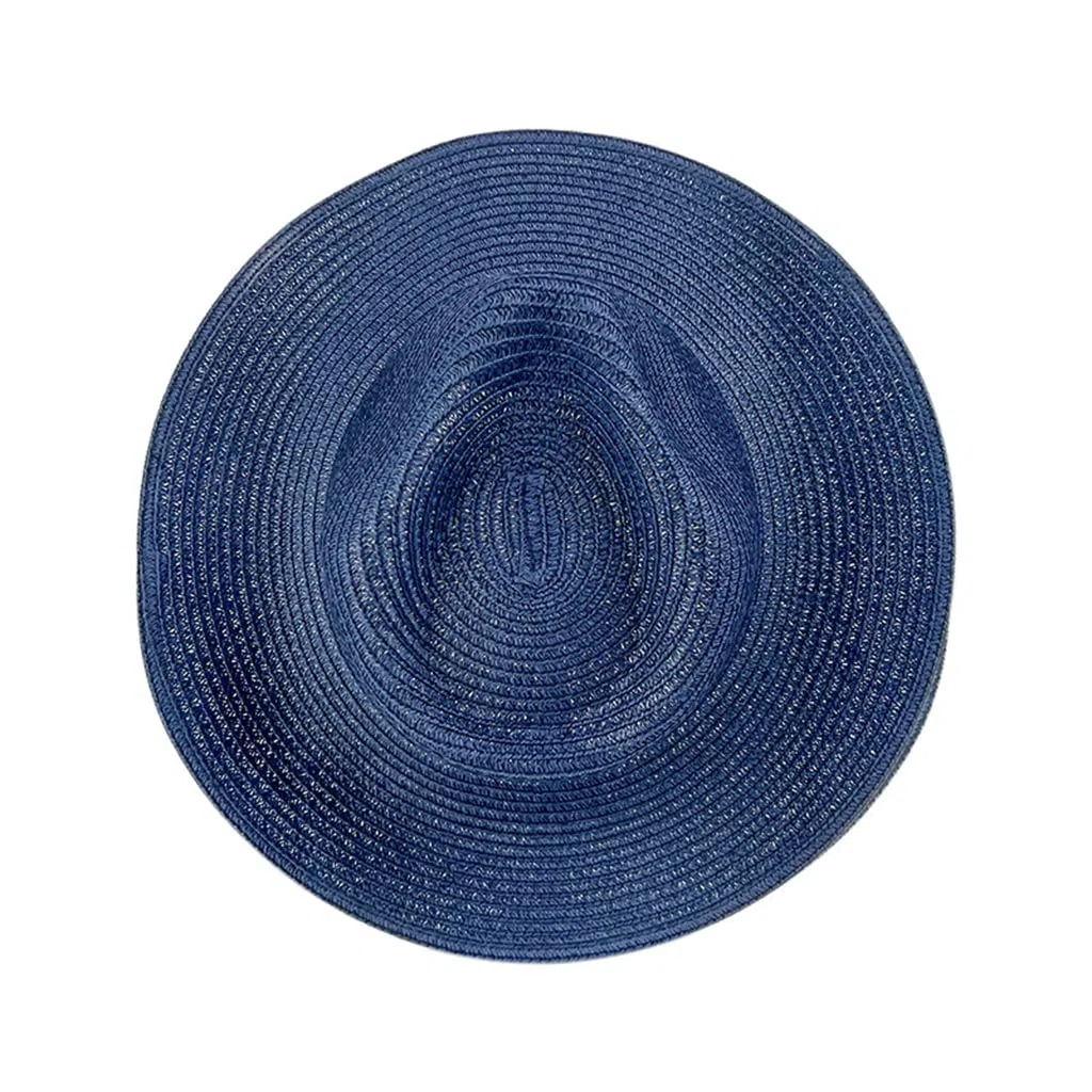 LNNSHX Sombrero clásico de Panamá con Borde Enrollado, Sombrero de Viaje con protección Solar, Sombrero de Playa para Hombre al Aire Libre (D 6 7/8)