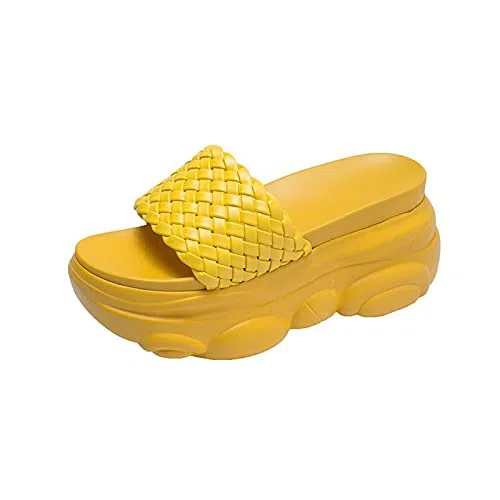 YHQZNLXQ Zapatillas de Mujer, Zapatillas de Plataforma de Verano para Mujer, Zapatos de Playa al Aire Libre, Chanclas de Antideslizantes con cuña para Mujer