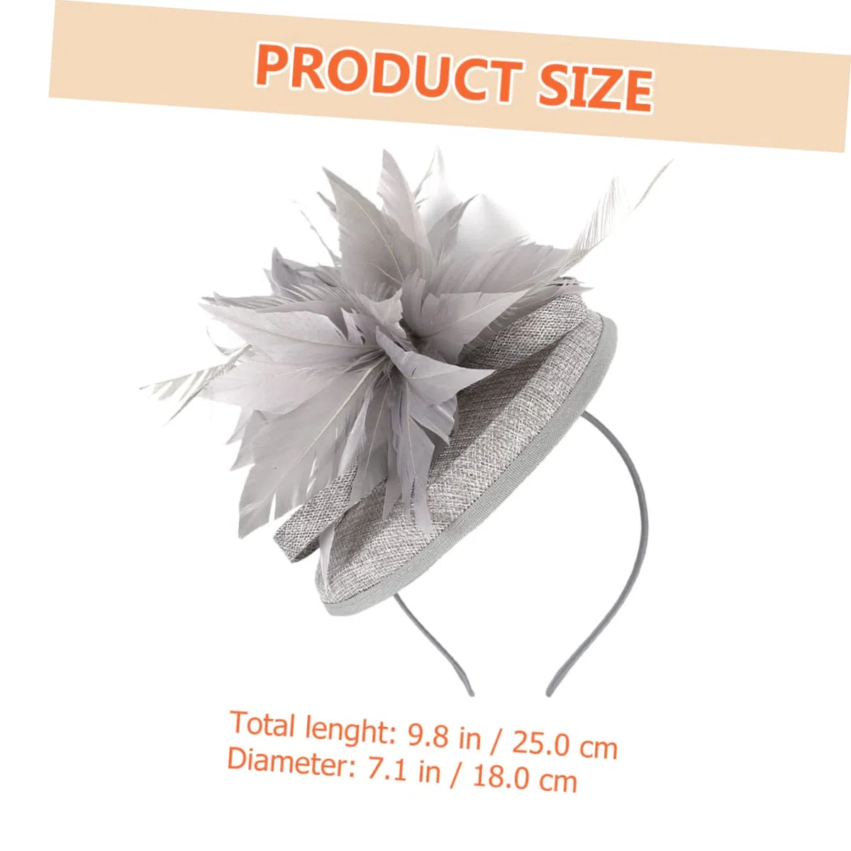 SOIMISS 4piezas Sombrero Fascinador Elegante Pluma Para Mujeres Para Fiestas De Té y Cócteles Accesorio De Moda Para Eventos Formales y Bodas