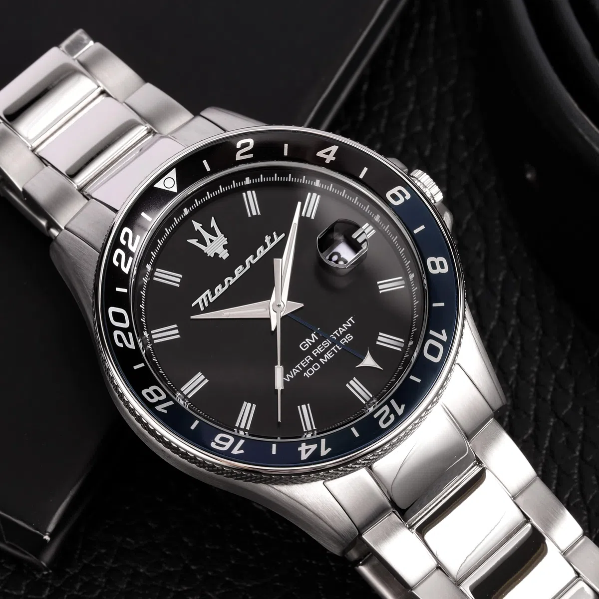 Maserati Reloj Hombre, Tiempo y Fecha, Analógico, 44 mm, Colección SFIDA Edición Limitada - R8853140011