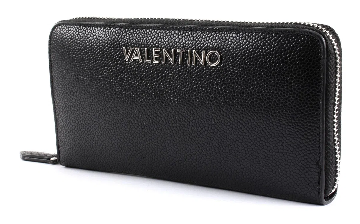 Valentino Divina Zip Around Wallet Argento