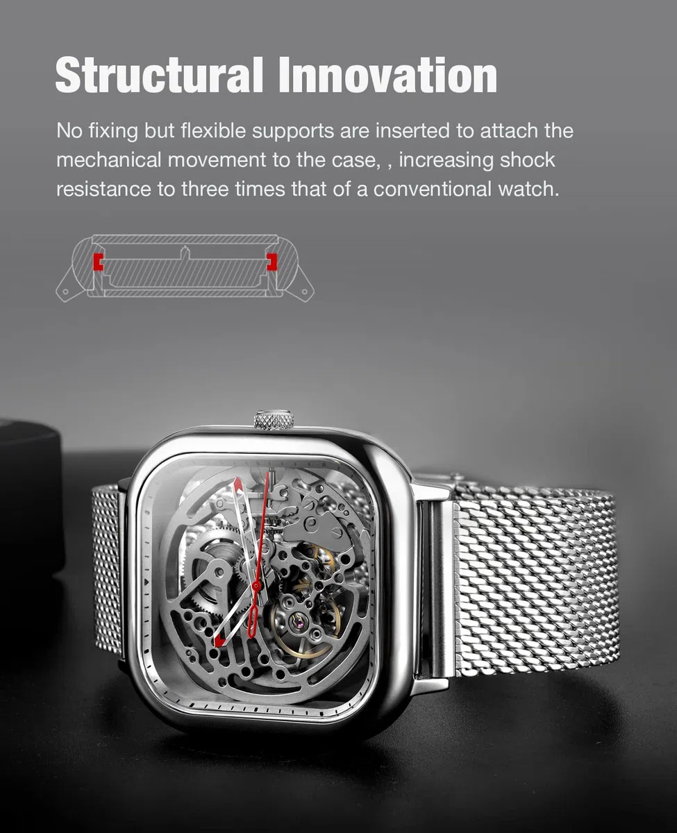 CIGA Design Serie C Esqueleto Integral Reloj Automático Hombre 40mm