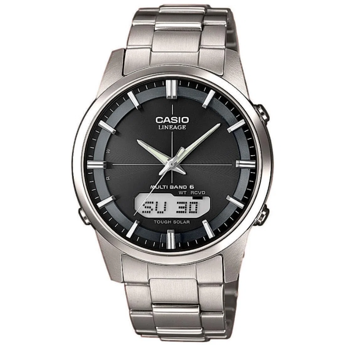 Casio WAVE CEPTOR Reloj Radiocontrolado y solar, Caja sólida, para Hombre