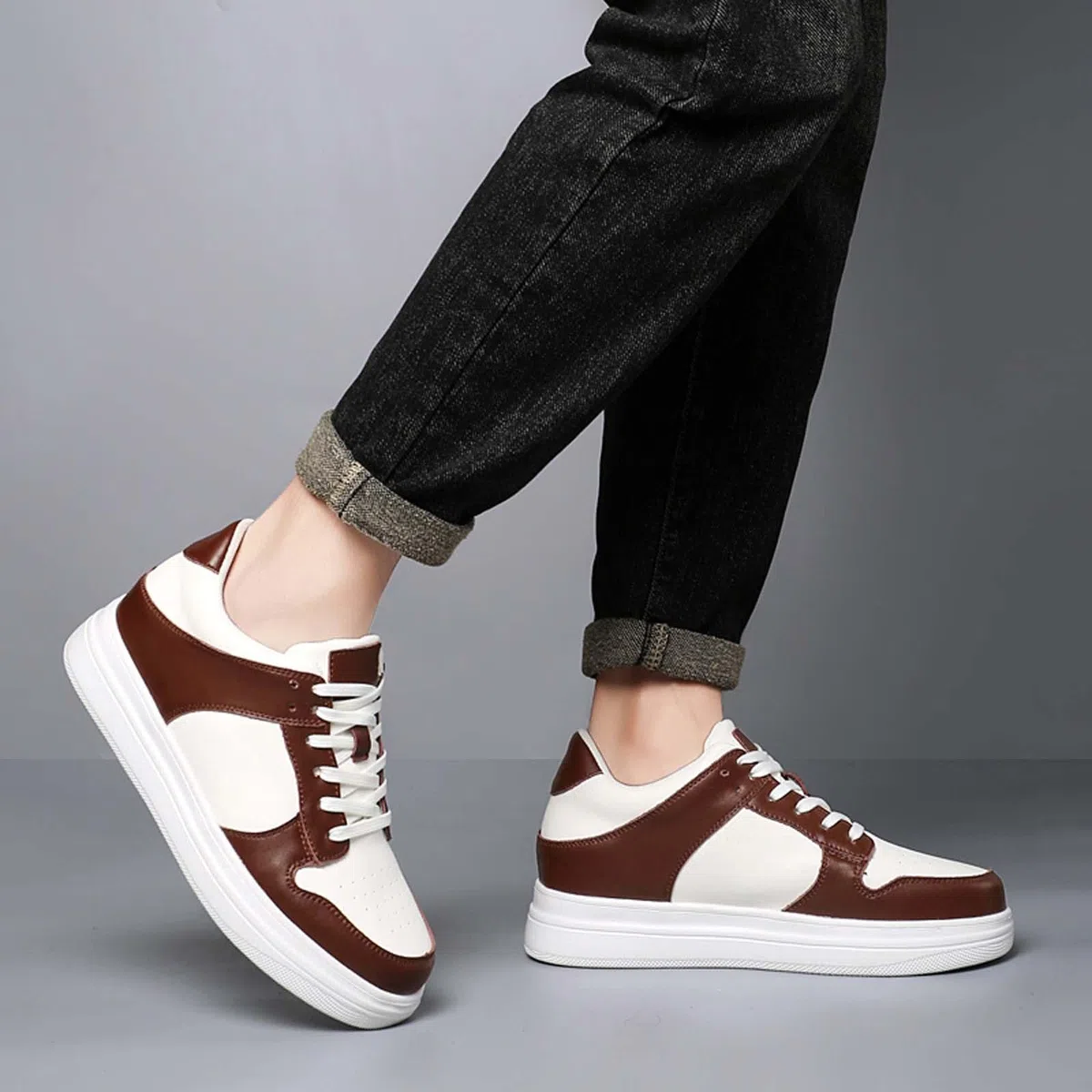 Zapatillas Hombre Seguridad Zapatillas Hombre Blancas Vestir Zapatos Verano Casual Zapatos Casuales Plantilla Gruesa Uso Diario Comodidad Estilo Summer Shoes For Men Correr