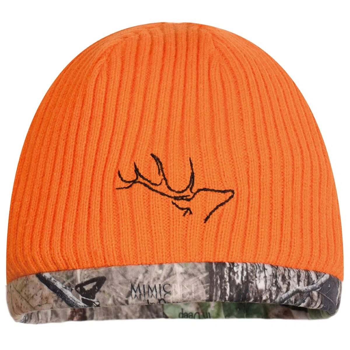 EDTREK Gorro de camuflaje impermeable y resistente al viento, sombrero de caza de rendimiento de camuflaje naranja Timber and Blaze