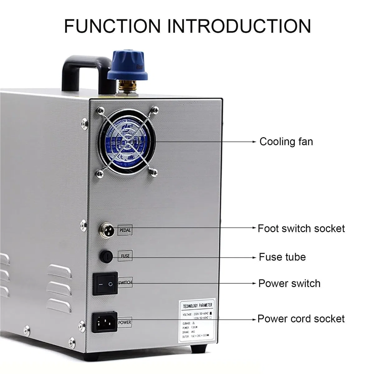 Limpiador de para Joyas Maquina con Calentador Acero Inoxidable Equipo de Lavado para Limpieza Oro Plata 2L 1300W Profesional Laboratorio Estudio
