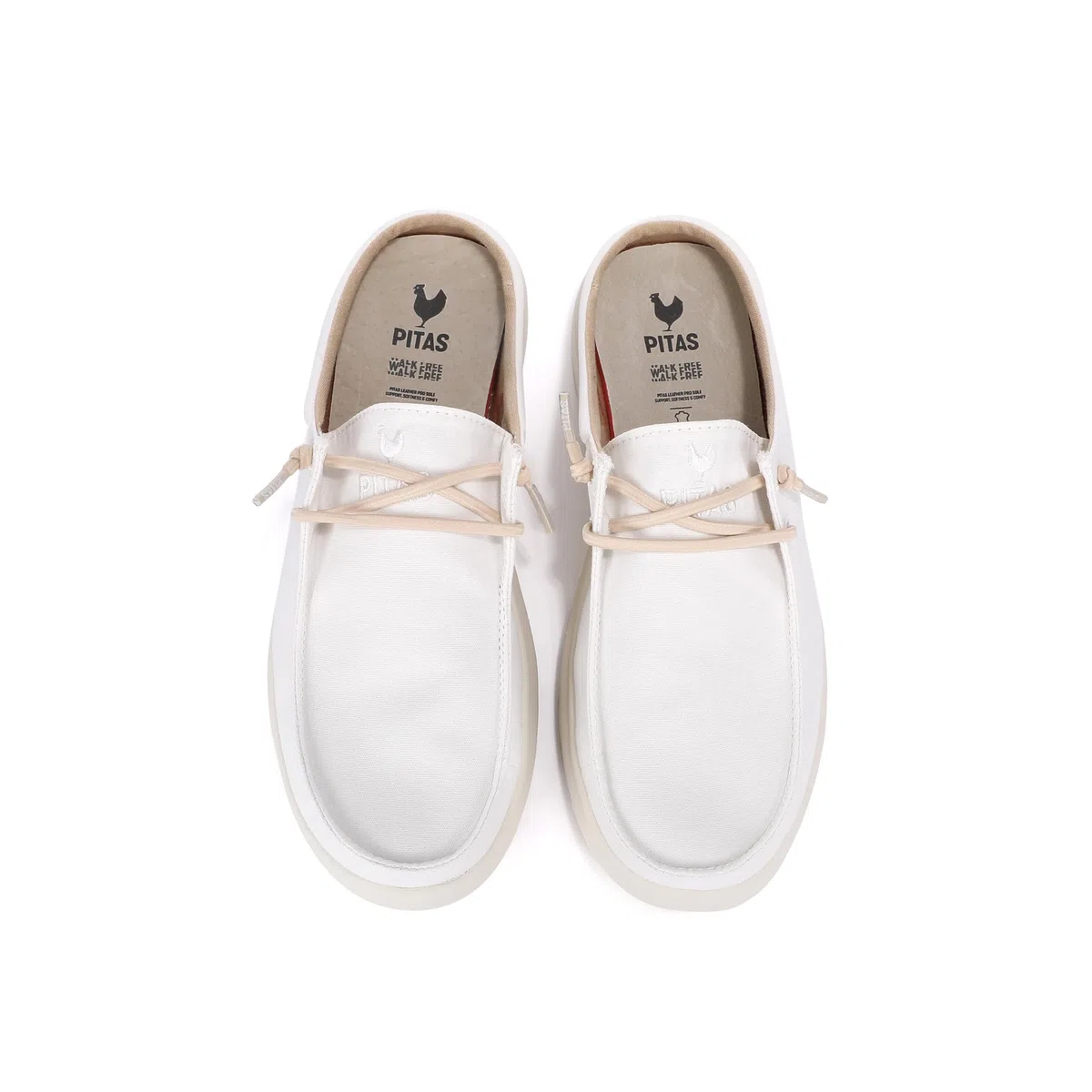 PITAS | Monaco | Zuecos de Mujer | Mocasines | Náuticos Casual | Zapatillas de Tela | Zapatos sin Cordones | Deportivas Casuales | Calzado de Walkinpitas
