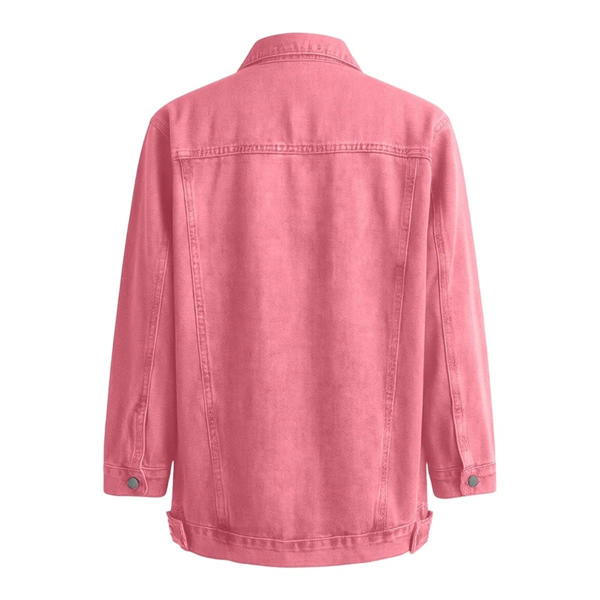 Genérico Cazadora Vaquera Mujer Elastica - Corto Sin Mangas con Chaqueta Vaquera Lavada con Botones para Mujer