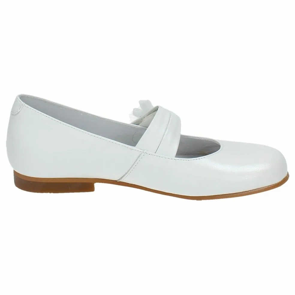 872336 ZAPATOS DE CEREMONIA NIÑA ZAPATO COMUNIÓN BLANCO 36