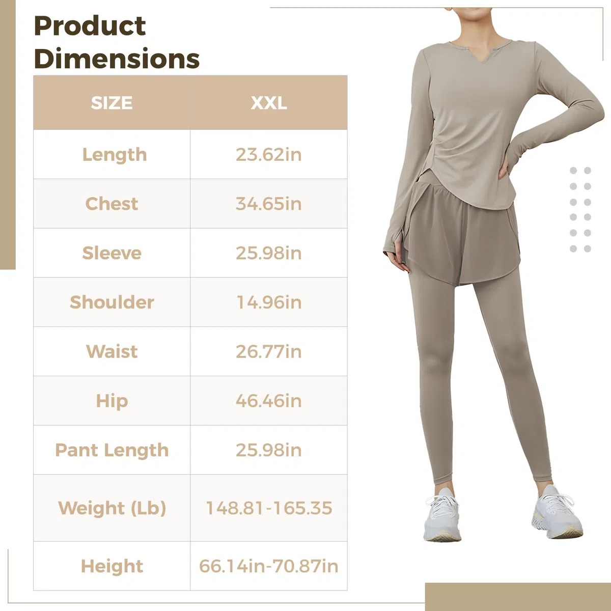 Conjuntos de entrenamiento de tres piezas para mujer, conjuntos de yoga de 3 piezas con telas transpirables y diseño antibolitas, XXL adecuado para 135-150 libras, trajes deportivos versátiles