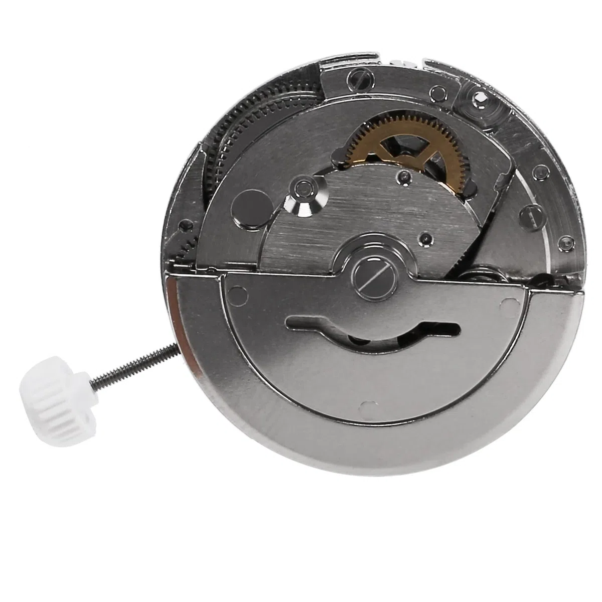 Movimiento mecánico automático, Apto para Piezas de reparación y Accesorios de Relojes, Color Plata.