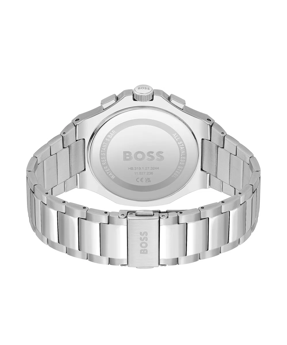 Boss Reloj Cronógrafo de Cuarzo para Hombre Colección Taper con Correa de Acero Inoxidable Plateada - 1514087