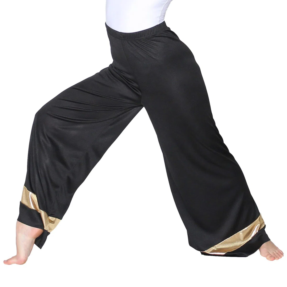 Danzcue Pantalón Palazzo Praise Dance para niñas