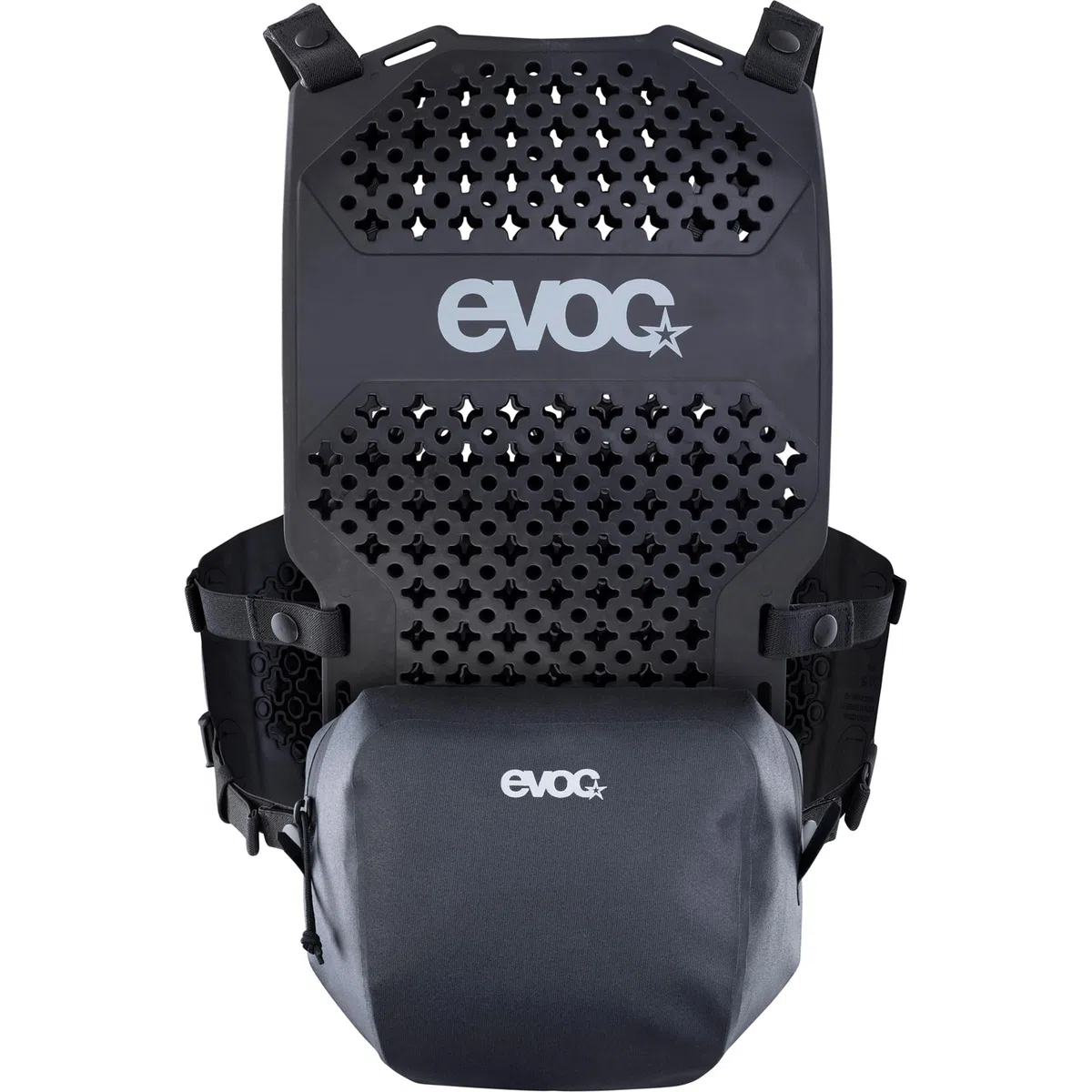 EVOC Torso Protector, Protective Vest (Back and Chest Protection, New LITESHIELD Flex Protector Technology, Maximum Flexibility, Insensitive to Temperature, 3D Ventilation, Size: