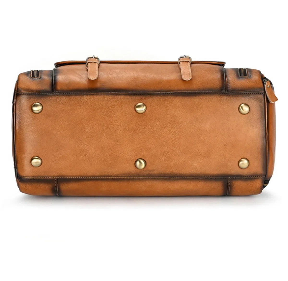 Bolsa Portatrajes Bolsa de Viaje El Petate De Cuero Hecho A Mano del Viaje 20inch, Avión Debajo del Asiento Lleva En Los Bolsos para Los Hombres Bolsa Portatrajes de Viaje Bolso Porta Trajes