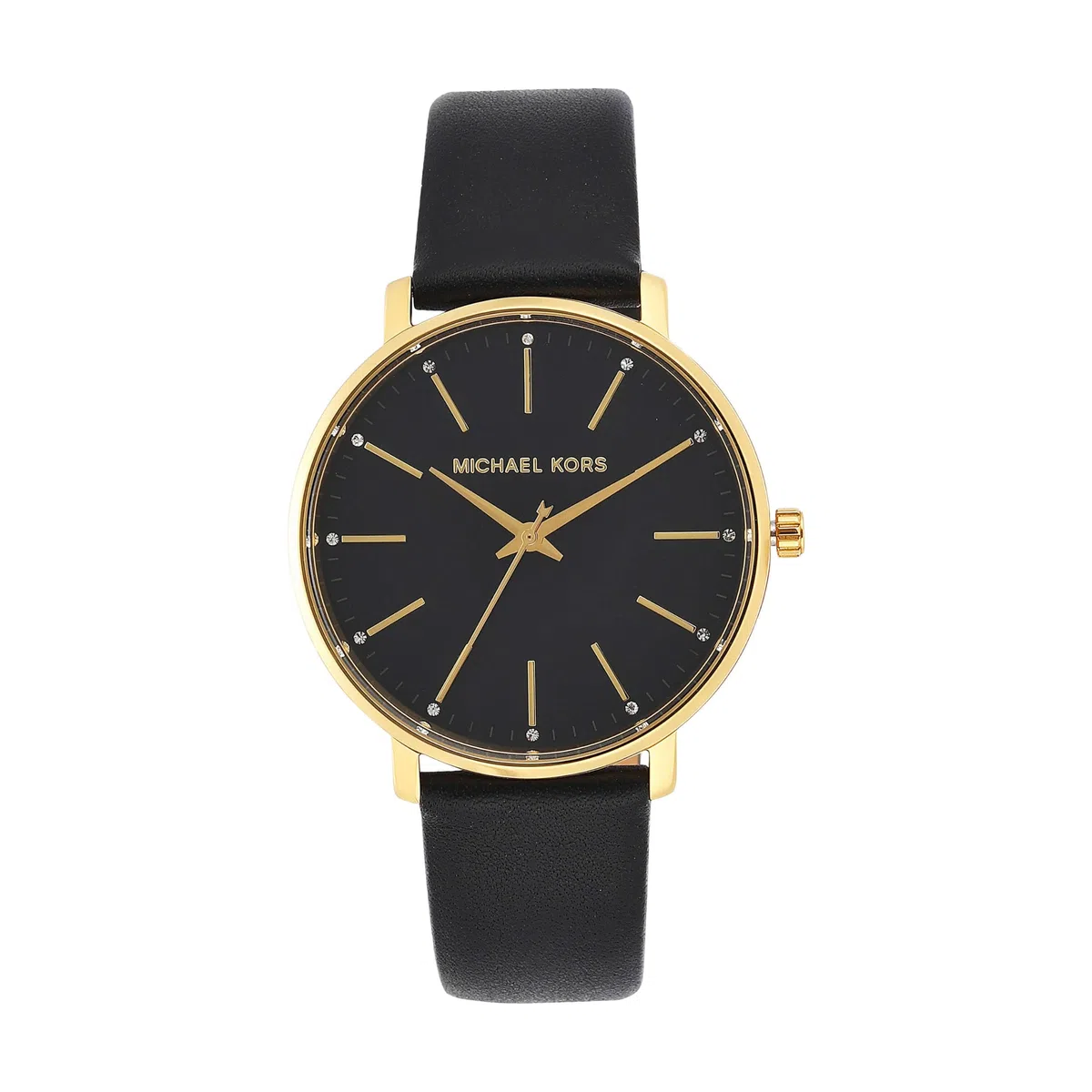 Michael Kors Pyper Reloj para Mujer, Movimiento de Cuarzo de Tres Agujas con Correa de Piel