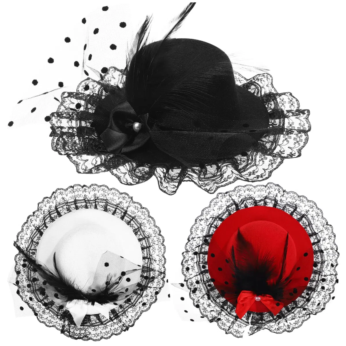 minkissy Sombrero Accesorios Para El Cabello Pequeño Malla Elegante De Moda Señoras Fascinador De Mujeres Sombreros De Evento Fascinator Sombreros Pluma