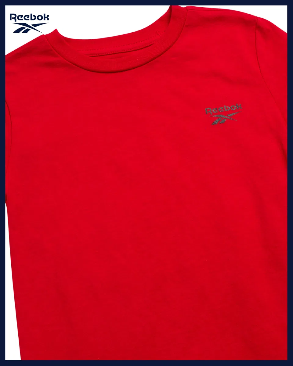 Reebok Conjunto de pantalones para bebé, 3 piezas, sudadera con capucha y pantalones deportivos, conjunto de pantalones de forro polar para niños pequeños