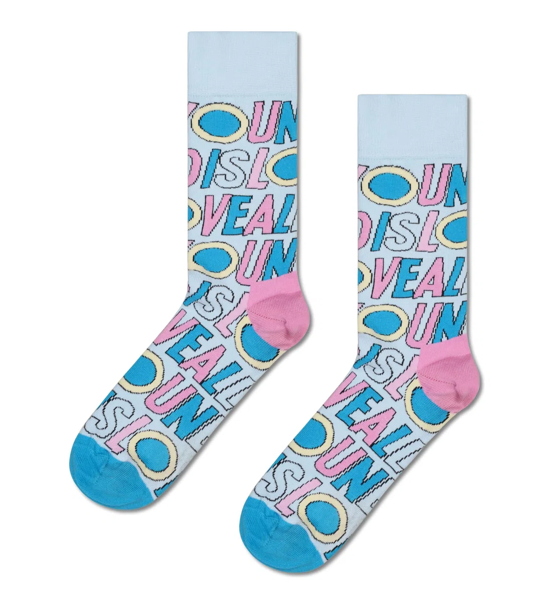 Happy Socks Calcetines The Beatles 6-Pack Gift Set Algodón Unisex Negro 41-46