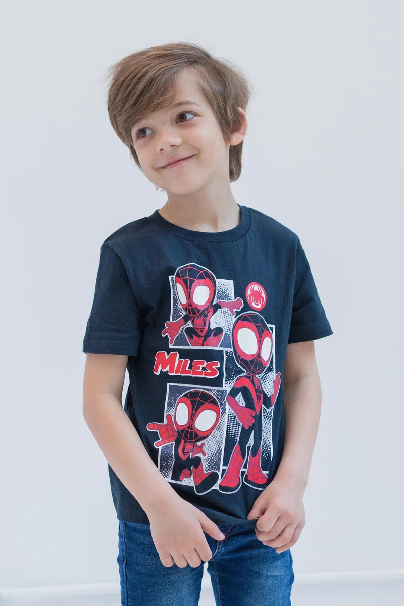 Marvel Paquete de 4 camisetas gráficas