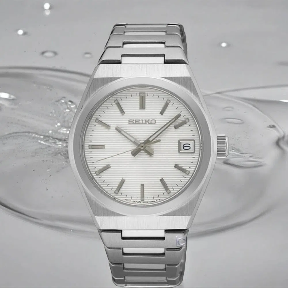 Seiko Reloj Analógico para Mujeres de Cuarzo con Correa en Acero Inoxidable