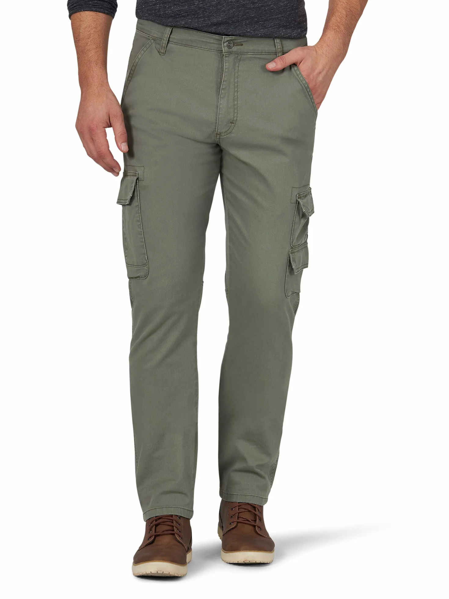 Wrangler Authentics Pantaloni Cargo Affusolati Regolari - Pantalones Hombre