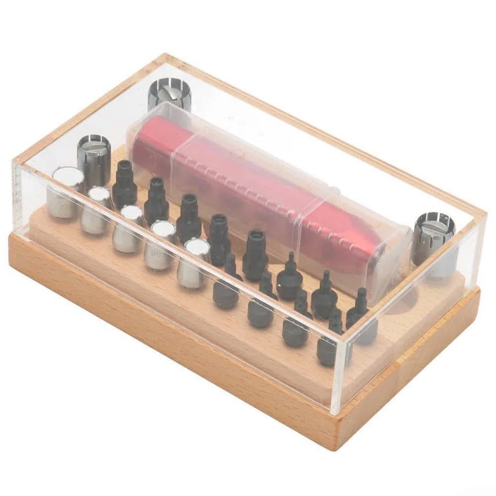 Kit Reparación Relojes para profesional con 20 Cabezales Kit