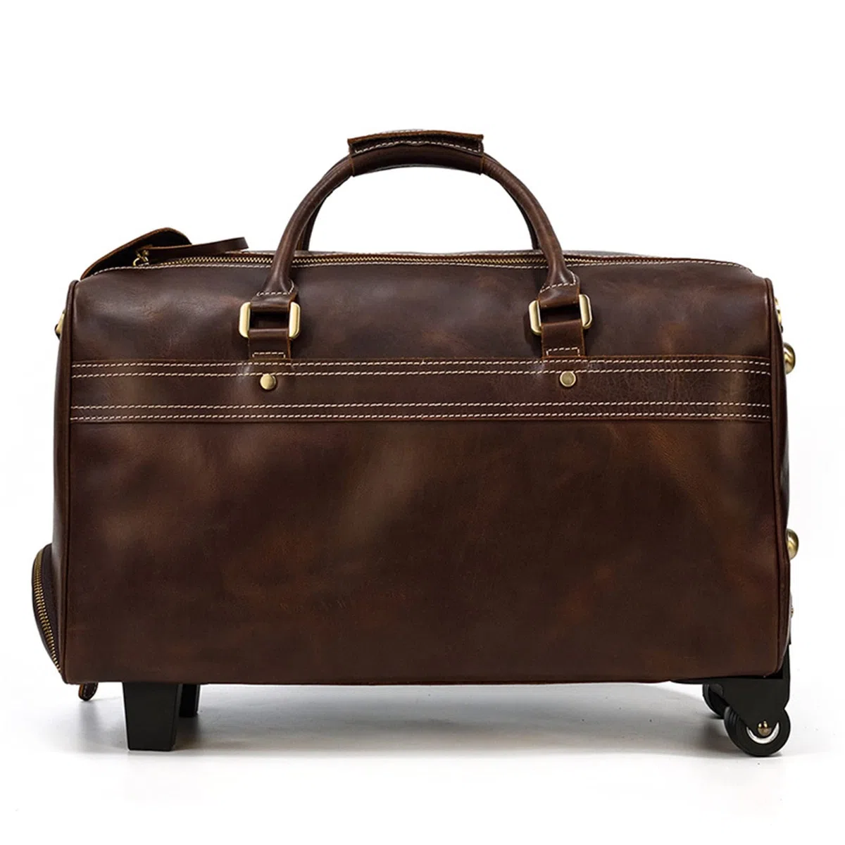 Bolso de Equipaje de Mano para Hombre Bolso de Viaje Cuero Retro for Hombres para Mujeres Hombres