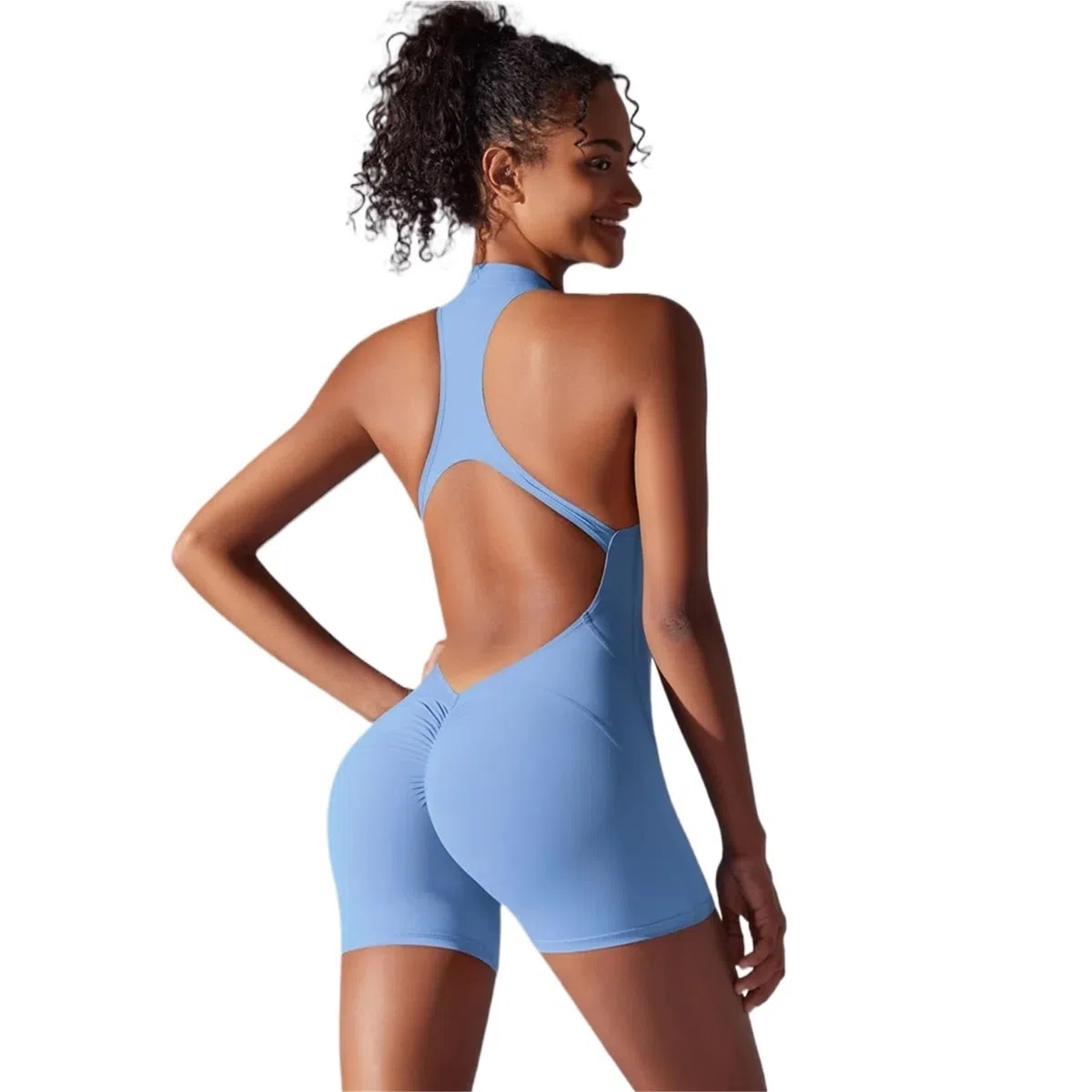 Mono de Yoga Monos de Yoga sin Costuras, Ropa Deportiva Fitness una Pieza for Mujer