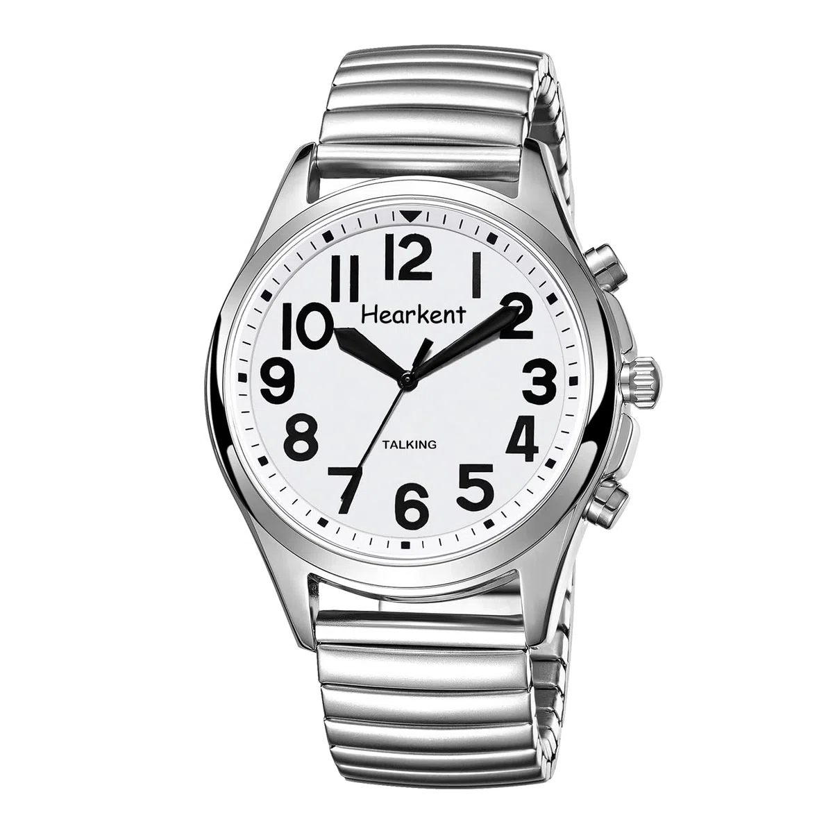 Hearkent Reloj parlante en español para Mujer con Correa expansible, Dice Hora, Semana y Fecha, Regalo práctico para Personas ciegas, Mayores o con discapacidad Visual