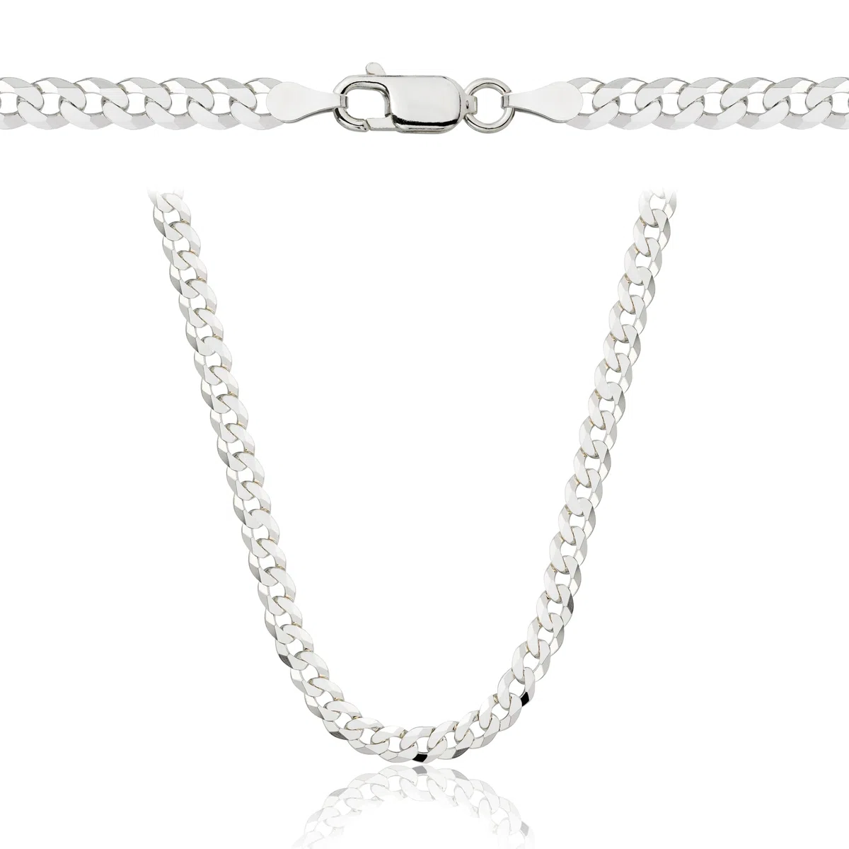 Cadenas para hombre, oro 925/585 de 14 quilates, cadena para hombre, cadena de eslabones para hombre, plata 925 con oro de 14 quilates, joyería para hombre, calidad italiana