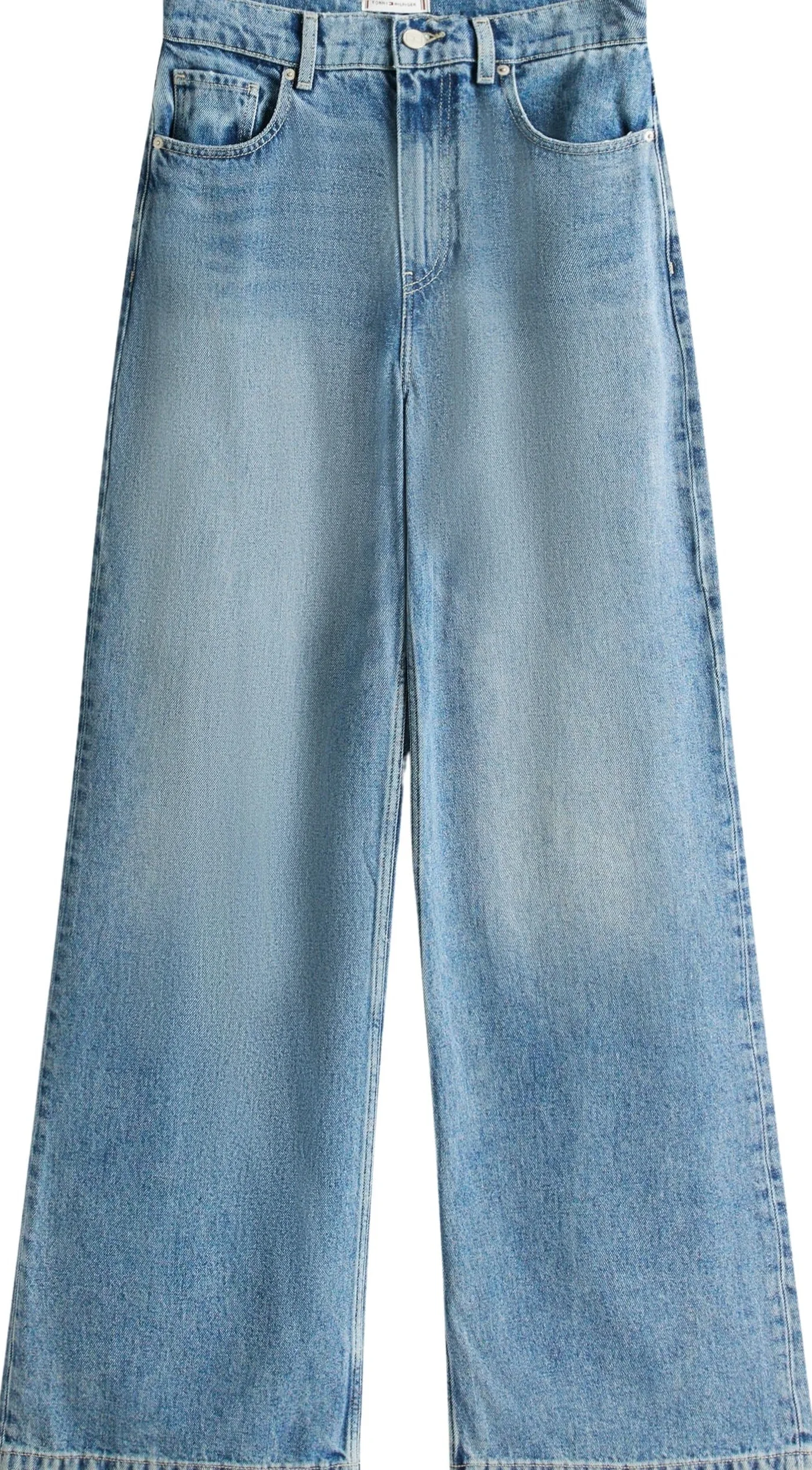 Tommy Hilfiger Vaqueros Mujer Lana Wide Leg Talle Alto