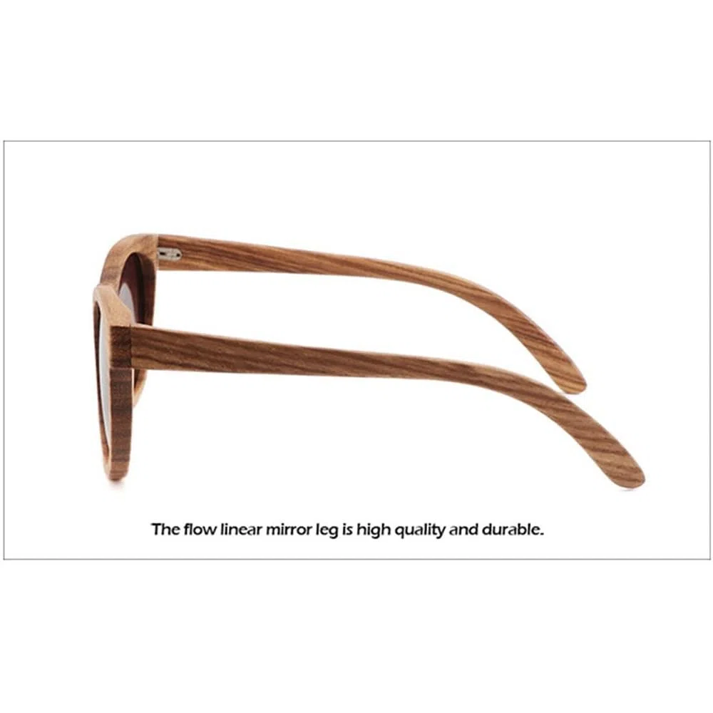 Gafas de sol de madera polarizadas para hombre, protección UV400, para mujer, para viajar, montar a caballo, gafas de moda para mujer.