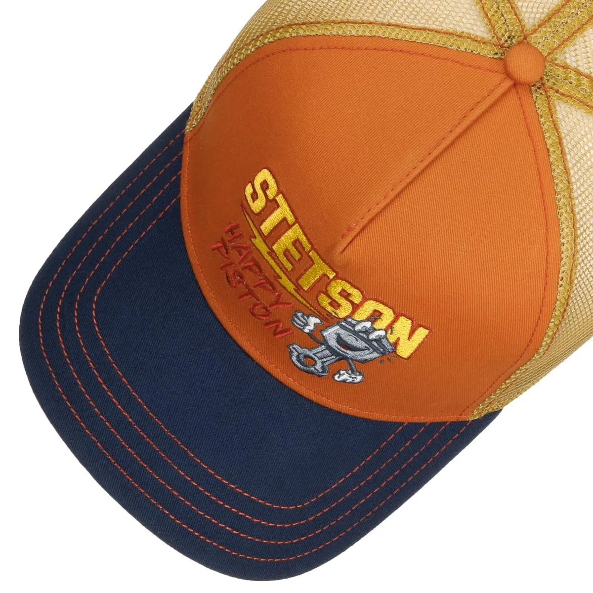 Stetson Happy Piston Gorra Trucker Snapback Hombre Todo el ano