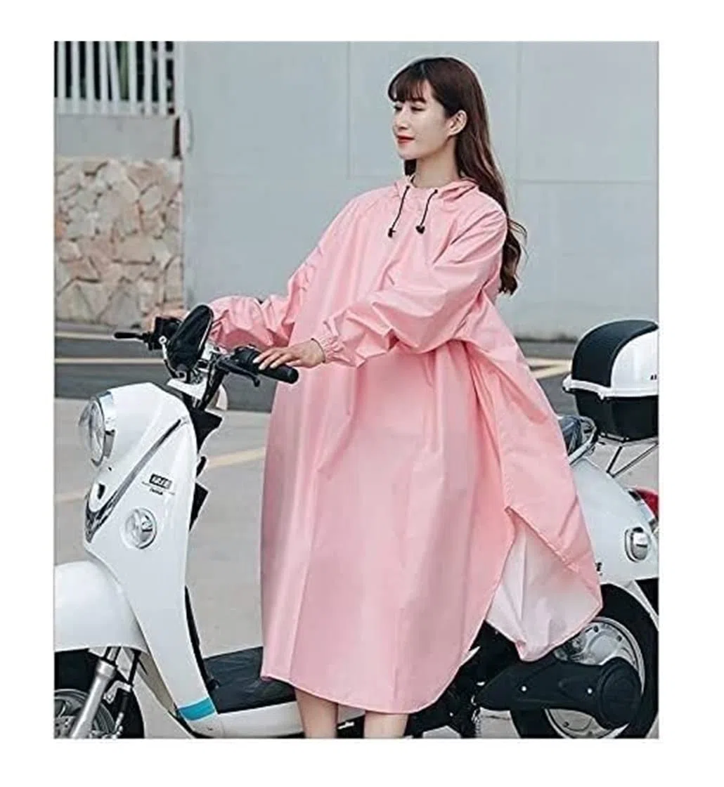 Capa de Lluvia Reutilizable Poncho Impermeable Para Ciclismo Para Mujer, Delgado Y Portátil, Para Viajes Al Aire Libre, Camping, A Prueba De Viento Ropa de Agua para Exteriores