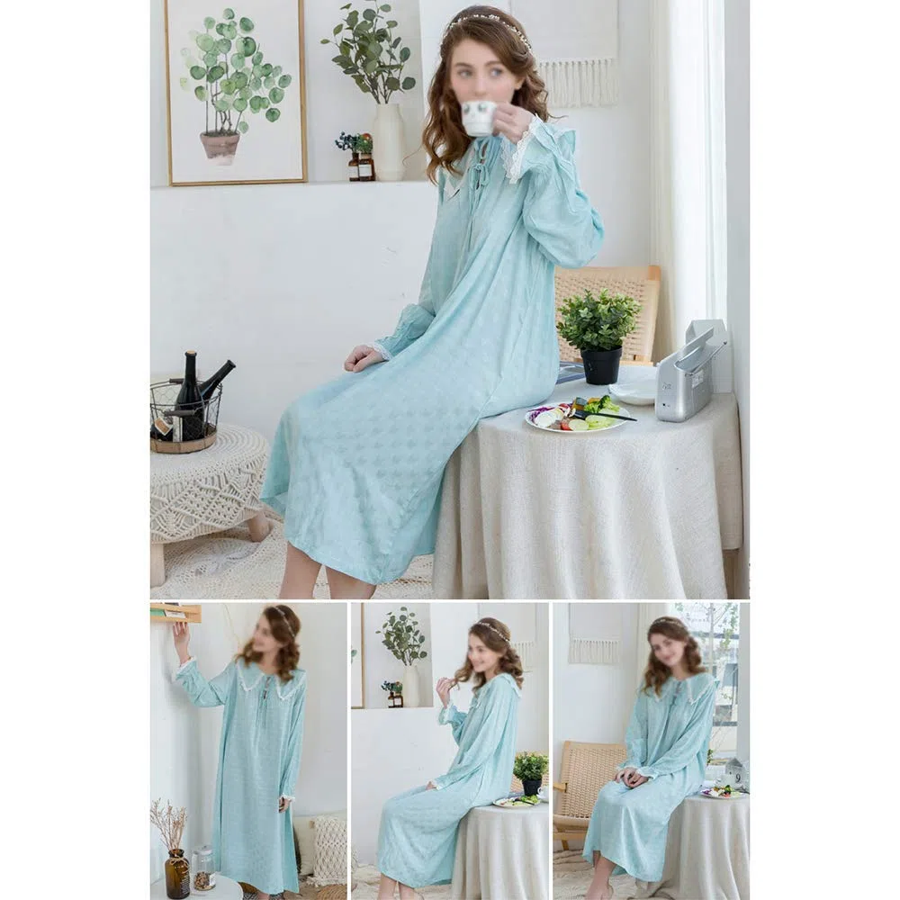 Pijamas de mujer Lencería Ropa de dormir Pijamas de mujer Pijamas de algodón de verano Pijamas largos y ligeros Ropa informal, Conjunto de pijamas de mujer ligeros 100% algodón, Verano Suave y cómod