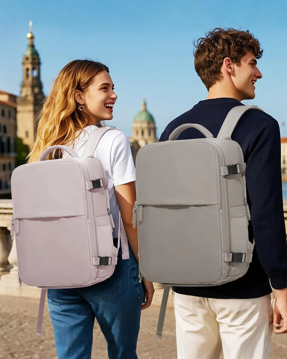 SZLX Mochila al Vacio con Bomba Mochilas Viaje Cabina Avion 40x30x20 Ryanair Vueling Wizzair Equipaje de Mano 40x20x25 Bolsas de Viaje Mujer Maletas 45x36x20 Easyjet Mochila Portátil con USB Hombre | Equipaje cabina 40x30x20 vacío para Ryanair Wizz air vo