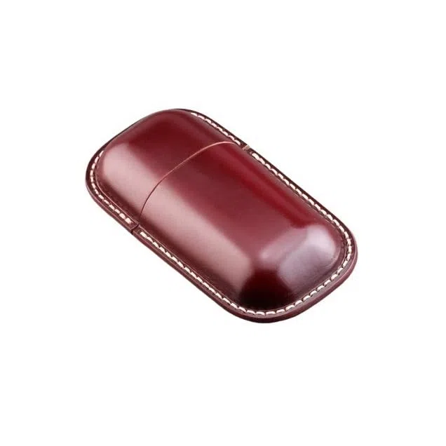 Estuche de Anteojos Estuche de Cuero Genuino Hecho a Mano for Gafas de Sol Retro con miopía, Caja de Almacenamiento Adecuada for Mujeres, Hombres y niños Estuches para Gafas(D)