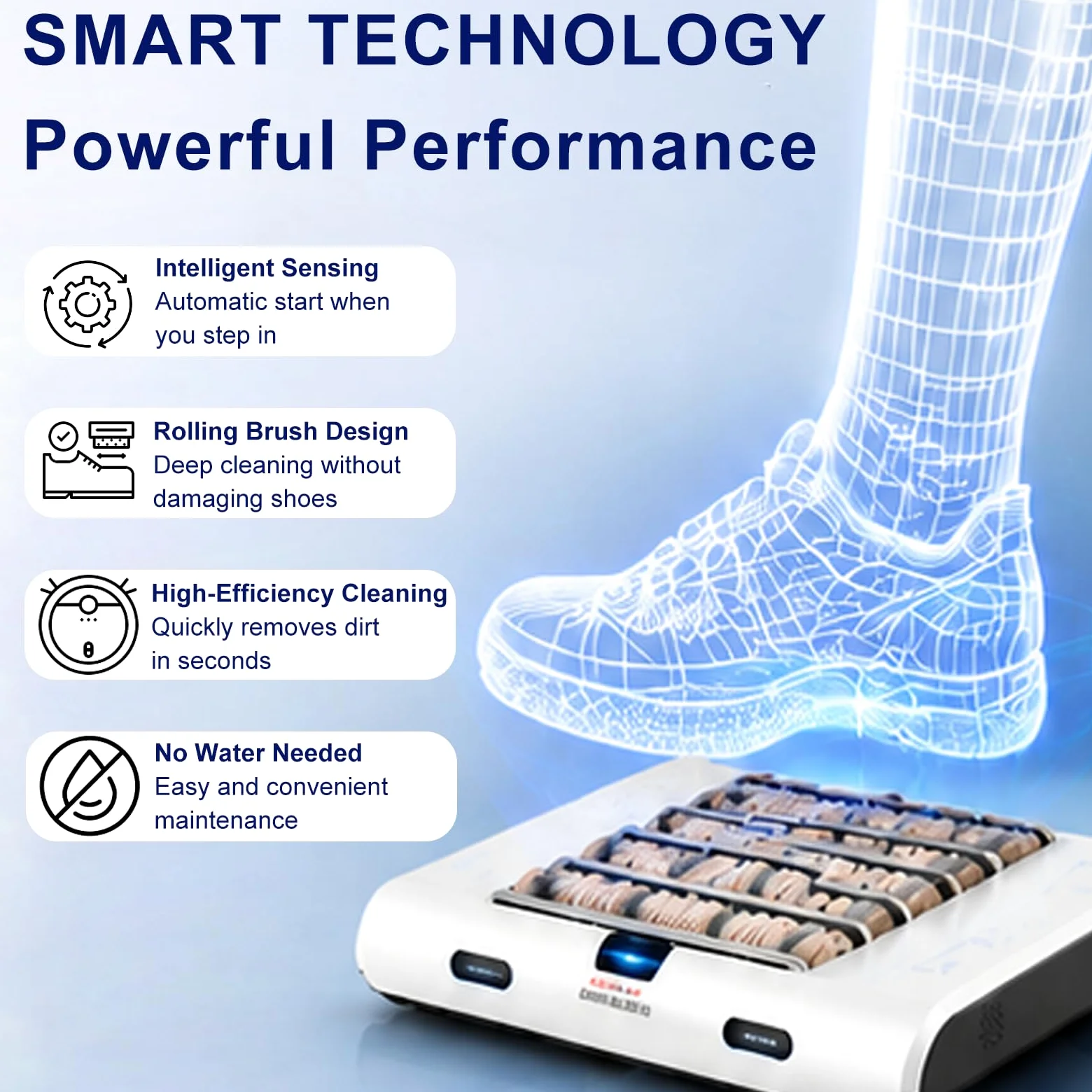 Máquina Automática Limpiadora de Suelas de Zapatos