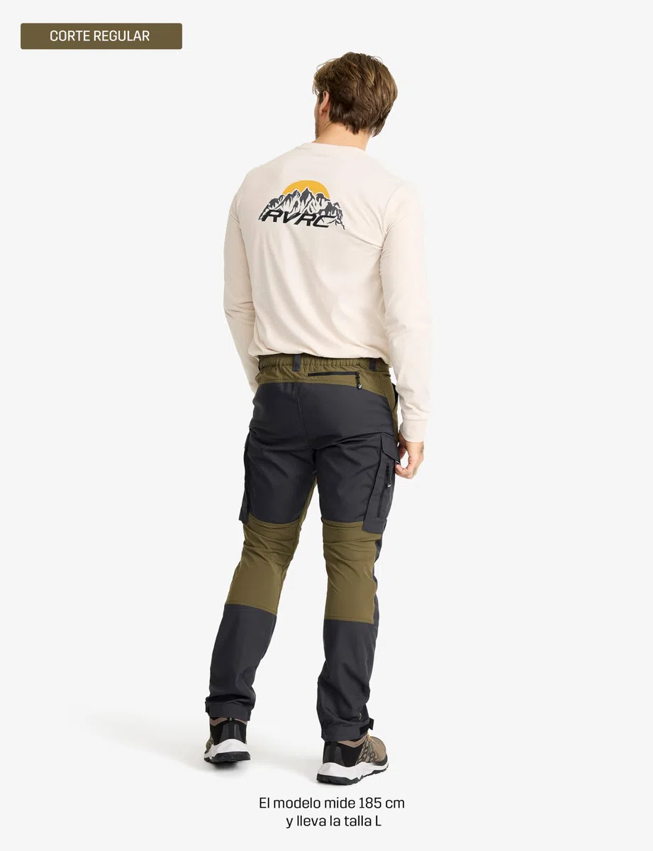 RevolutionRace RVRC GP Pants para Hombre, Pantalones Cargo, Senderismo