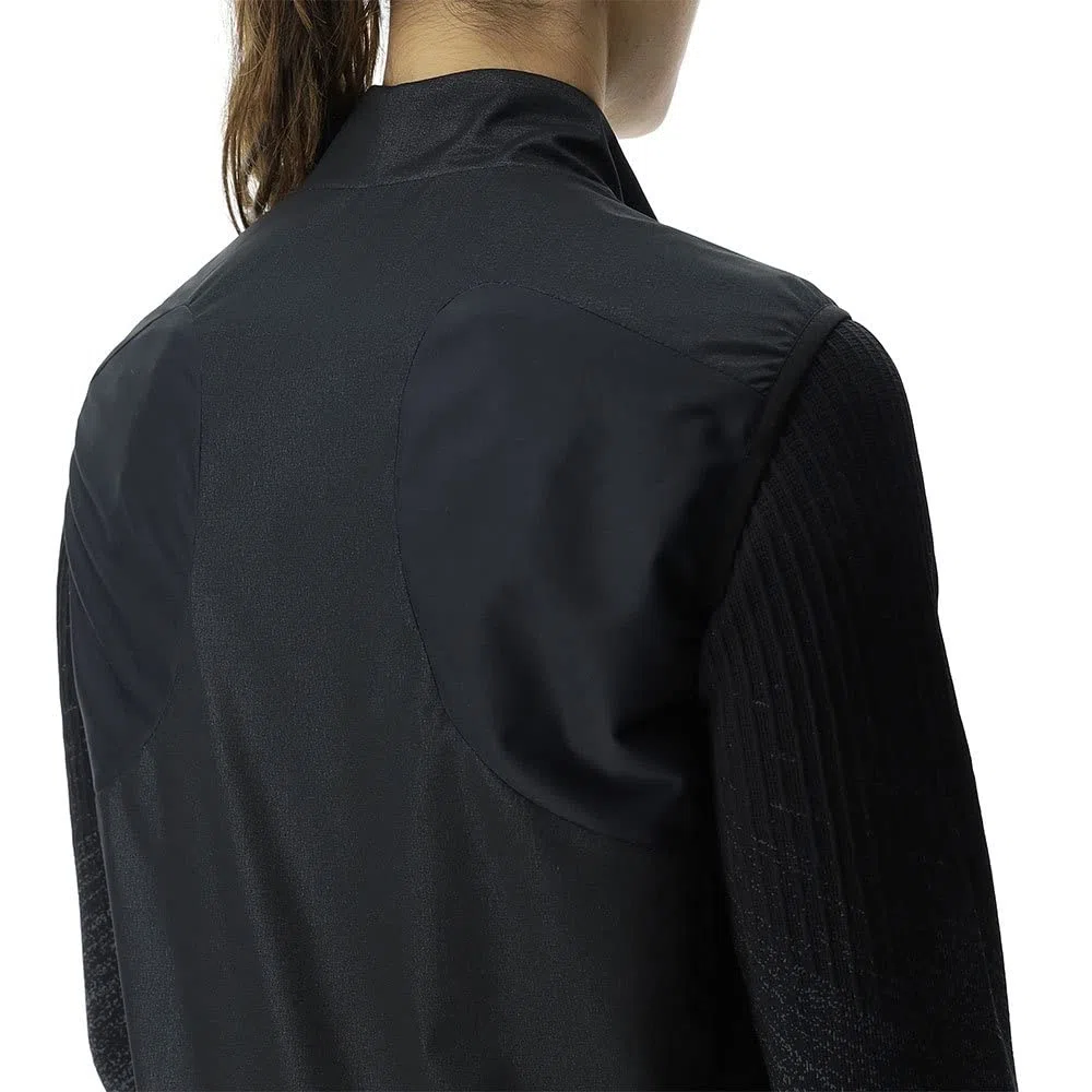 UYN Coreshell - Chaqueta Cortavientos para Mujer, Mujer, Chaqueta Cortavientos, O102279, Blackboard Melange/Black, Small