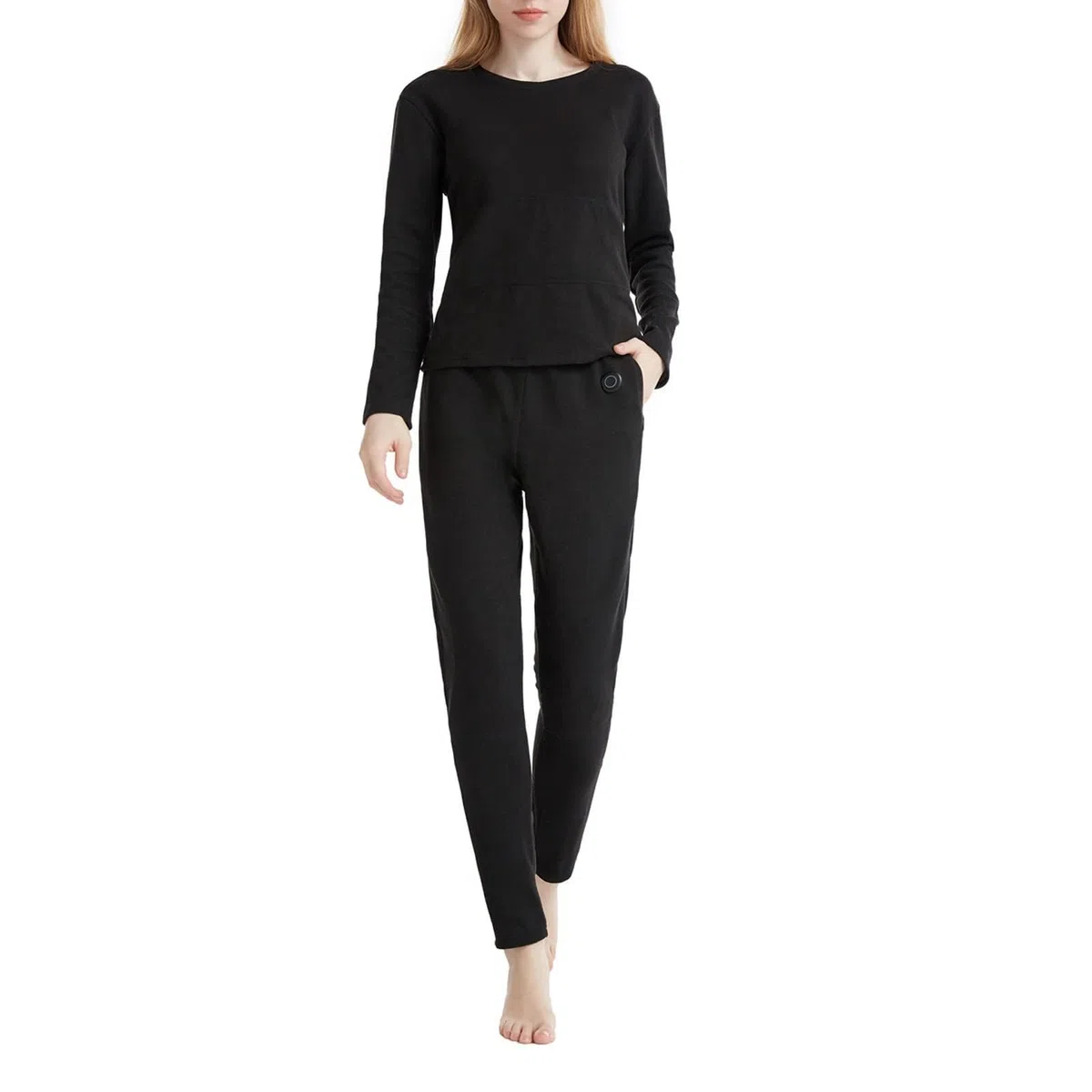 Ropa interior térmica térmica de invierno para mujer y hombre, con calefacción a temperatura constante, ropa interior térmica y pantalones para motocicleta, caza, esquí, camping de invierno