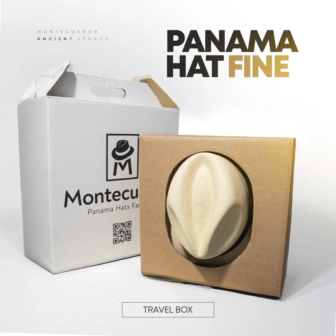 Sombrero de Panamá fino | Fedora auténtica | Estilo | Montecristi hecho a mano | Paja Toquilla | Unisex| Grde 15-16| Bolsa de cubierta
